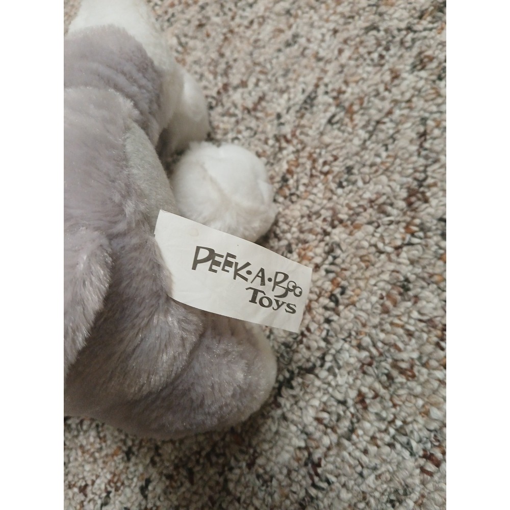 Peek A Boo Toys Husky‎ Dog Animal Plush Toy Gift 7" - Picture 3 of 4